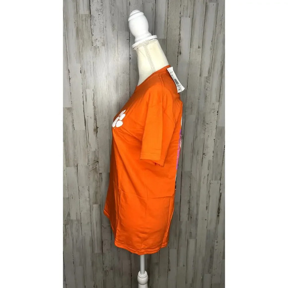 NWT Clemson Tigers Orange‎ Scenic Back Design Unisex Short Sleeve T-Shirt - Picture 5 of 5